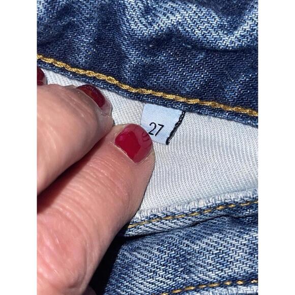 Boyish By Her Womens Blue avery Medium Wash Denim Skinny Jeans Size 27 - Picture 7 of 9